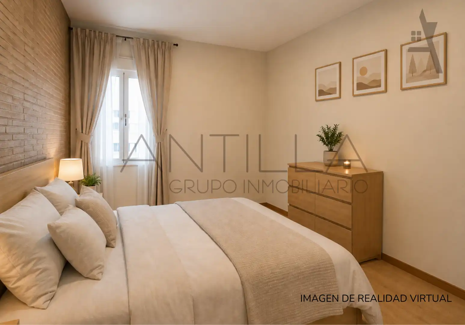 Bedroom of Flat for sale in Madrid  with Air Conditioner, Heating and Terrace