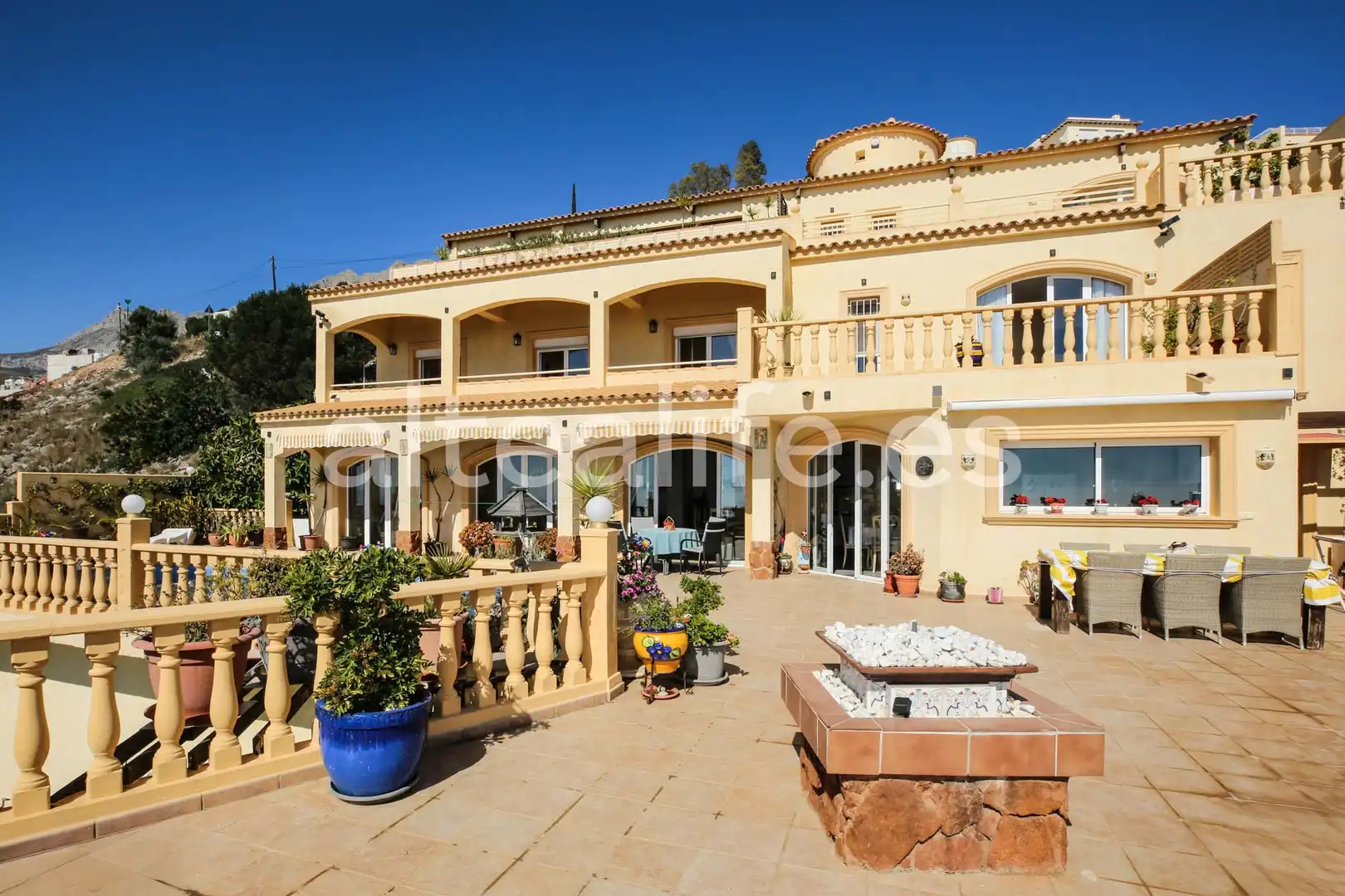 Vista exterior de Casa o chalet en venta en Altea con Aire acondicionado, Calefacción y Jardín privado