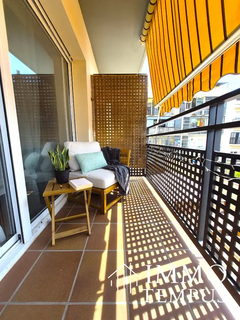 Terrasse von Maisonette zum Verkauf in Terrassa mit Heizung, Parkett und Ofen