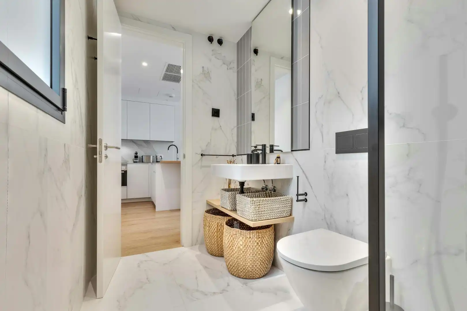 Badezimmer von Wohnung zur Miete in Chamberí