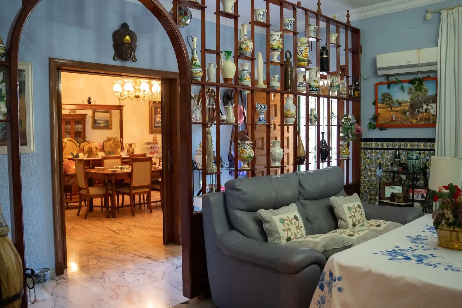 Dining room of Houses for sale in Gines  with Air Conditioner, Heating and Private garden