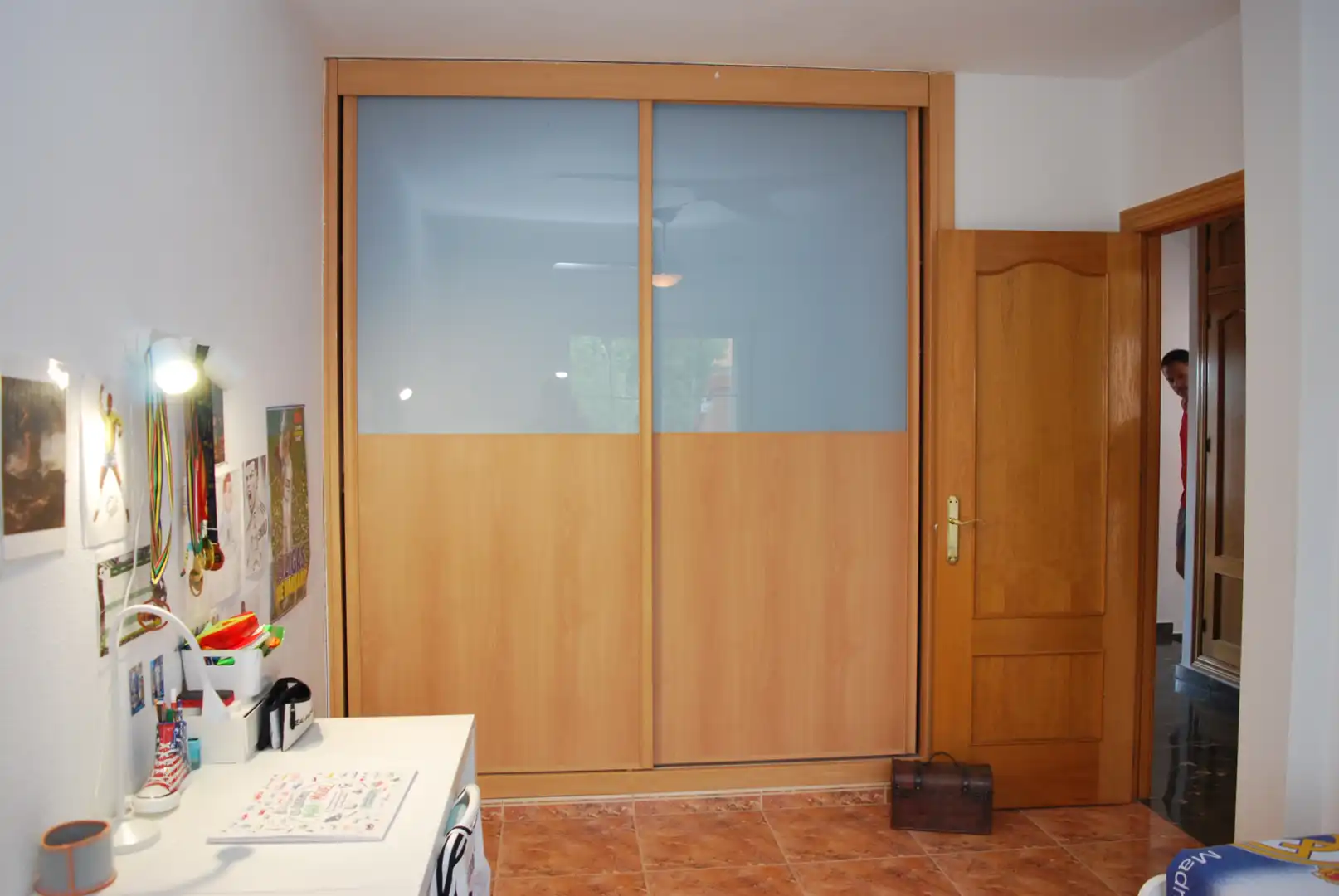 Schlafzimmer von Einfamilien-Reihenhaus zum Verkauf in Valdemorillo mit Privatgarten, Terrasse und Abstellraum