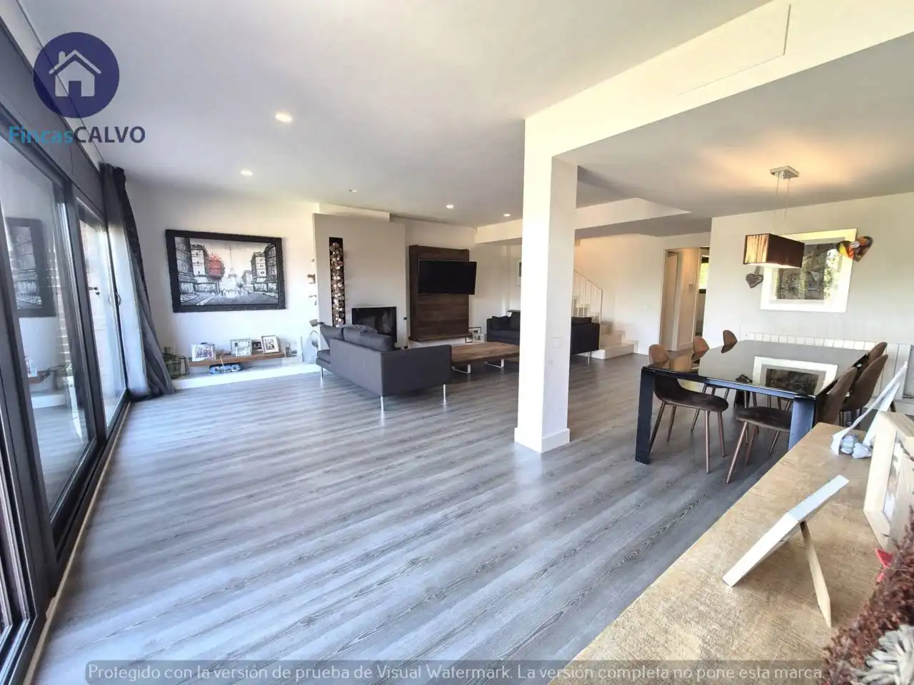 Sala de estar de Casa adosada en venta en Sant Quirze del Vallès con Aire acondicionado, Calefacción y Jardín privado