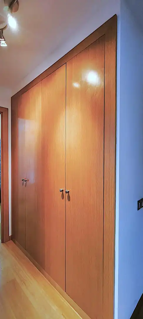 Schlafzimmer von Wohnung zum Verkauf in Badalona mit Klimaanlage, Heizung und Parkett
