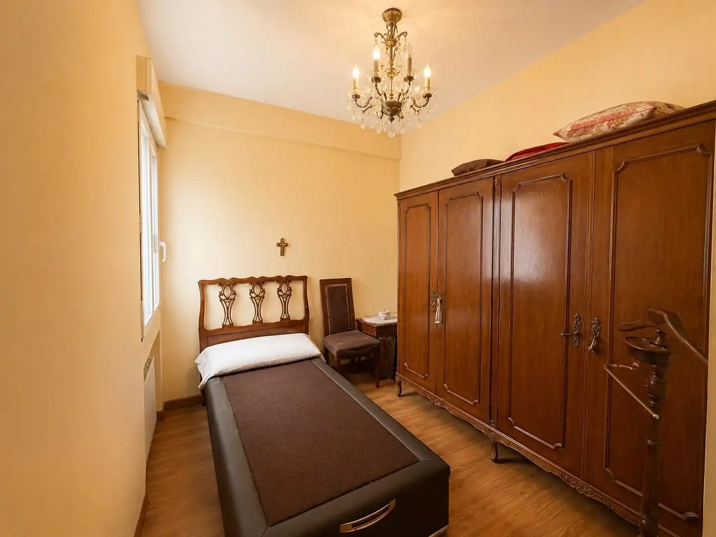 Schlafzimmer von Wohnung zum Verkauf in Madrid mit Heizung, Parkett und Terrasse