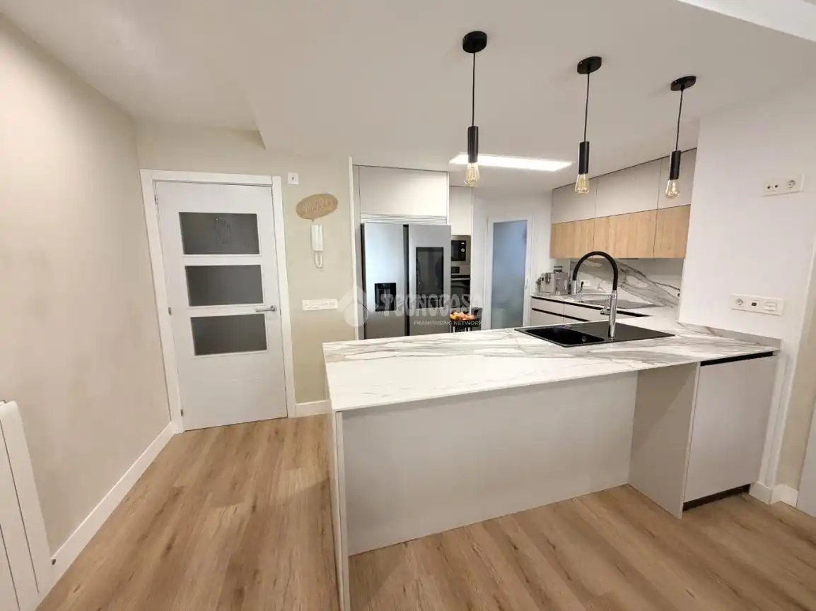 Kitchen of Flat for sale in Leganés  with Air Conditioner, Heating and Terrace