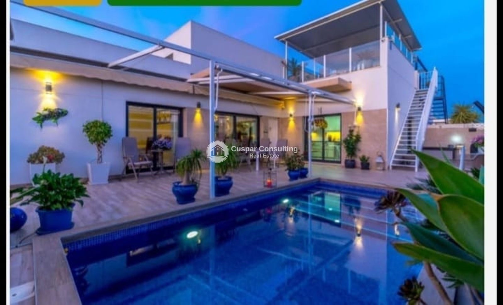 Terrace of House or chalet for sale in Daya Nueva  with Air Conditioner, Heating and Private garden