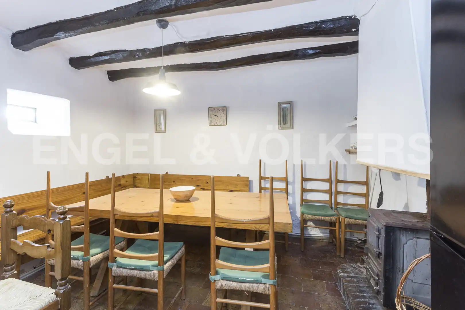 Comedor de Finca rústica en venta en Subirats con Calefacción, Jardín privado y Parquet