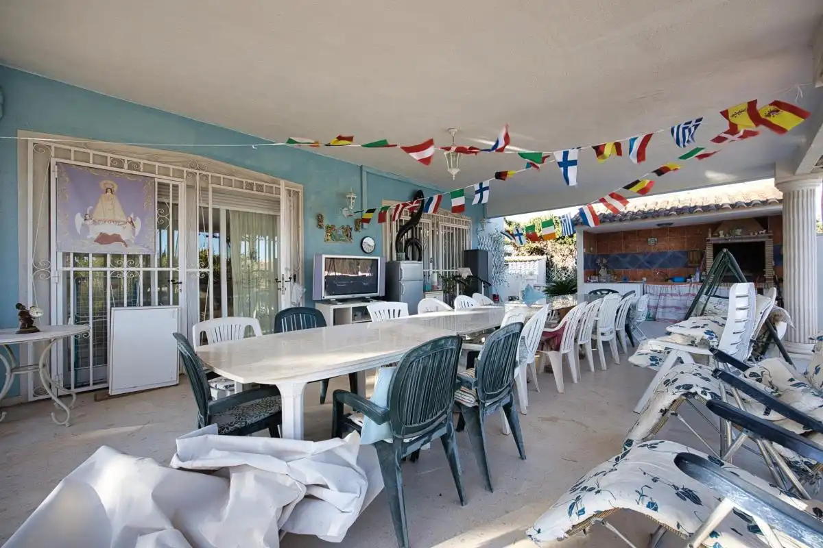 Terraza de Casa o chalet en venta en L'Alfàs del Pi con Aire acondicionado, Calefacción y Jardín privado