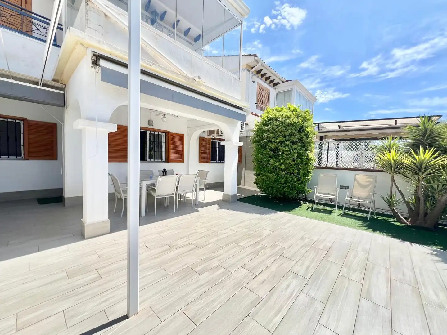Terraza de Casa o chalet de alquiler en Pilar de la Horadada con Aire acondicionado, Calefacción y Terraza
