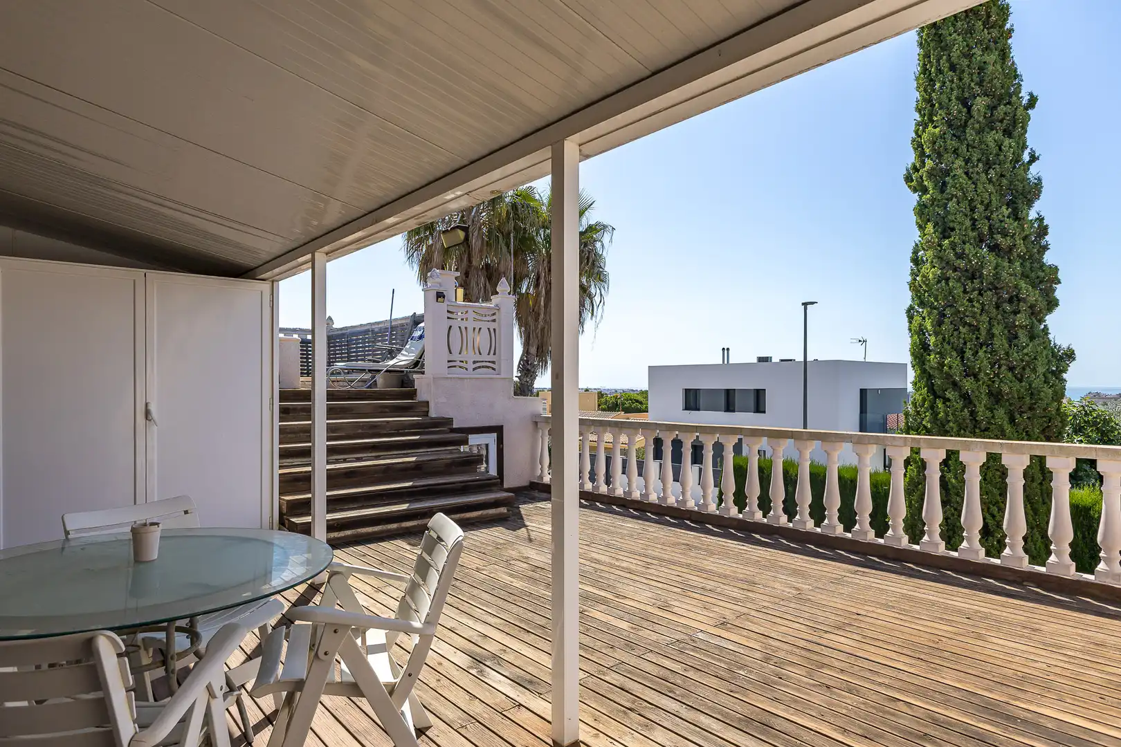 Terraza de Casa o chalet en venta en Cubelles con Aire acondicionado, Calefacción y Jardín privado