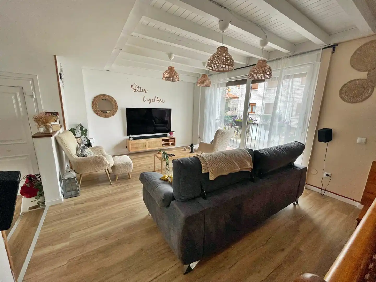 Living room of Detached homes for sale in Piélagos  with Heating, Private garden and Parquet flooring