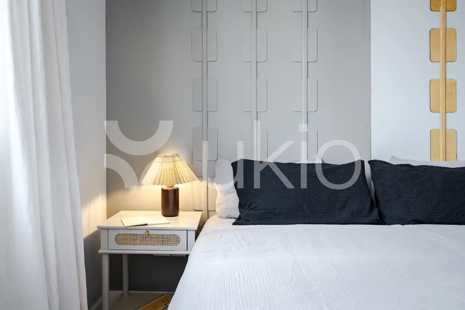 Habitación de Apartamento de alquiler en Madrid con Aire acondicionado, Calefacción y Amueblado