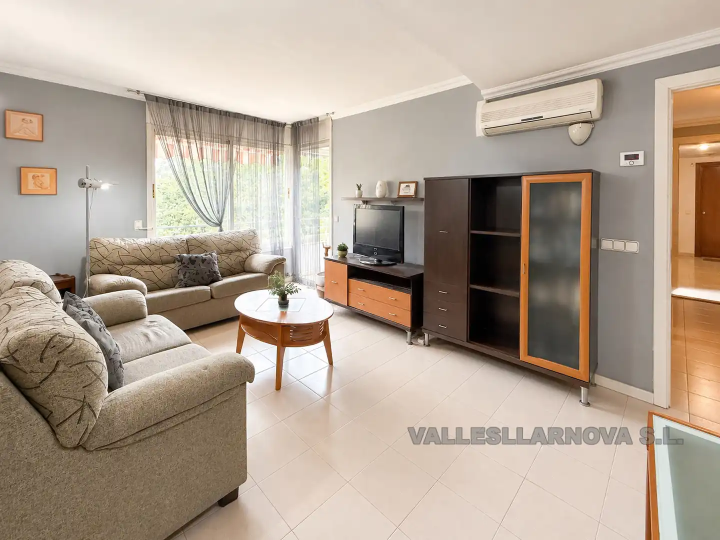 Living room of Flat for sale in Mollet del Vallès  with Air Conditioner, Heating and Terrace