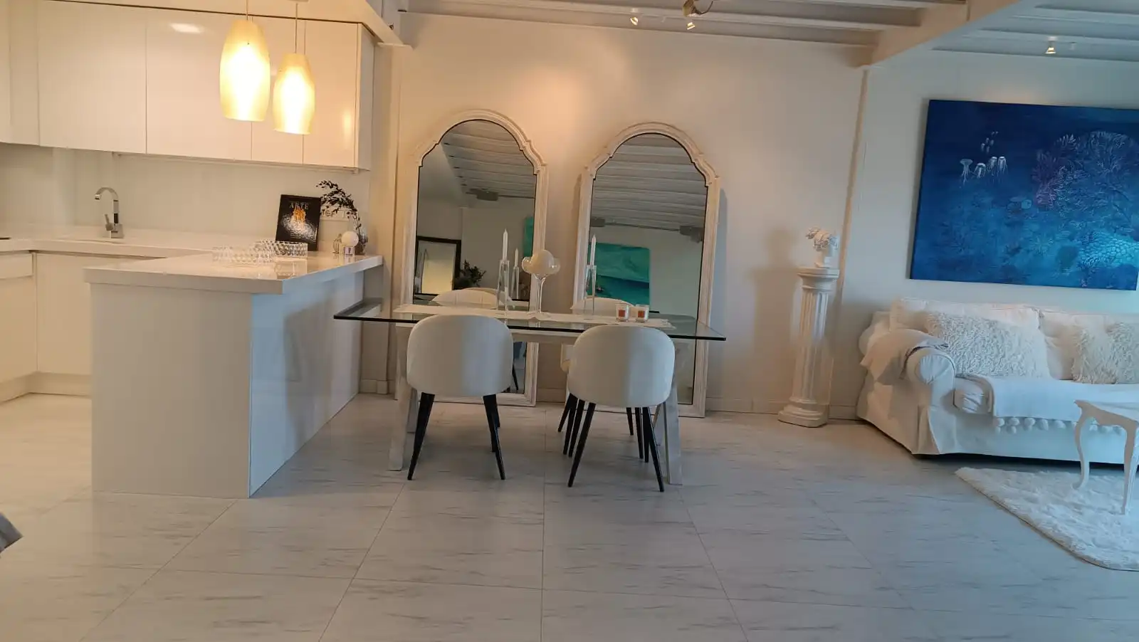 Esszimmer von Loft zur Miete in San Sebastián de los Reyes mit Klimaanlage, Heizung und Terrasse