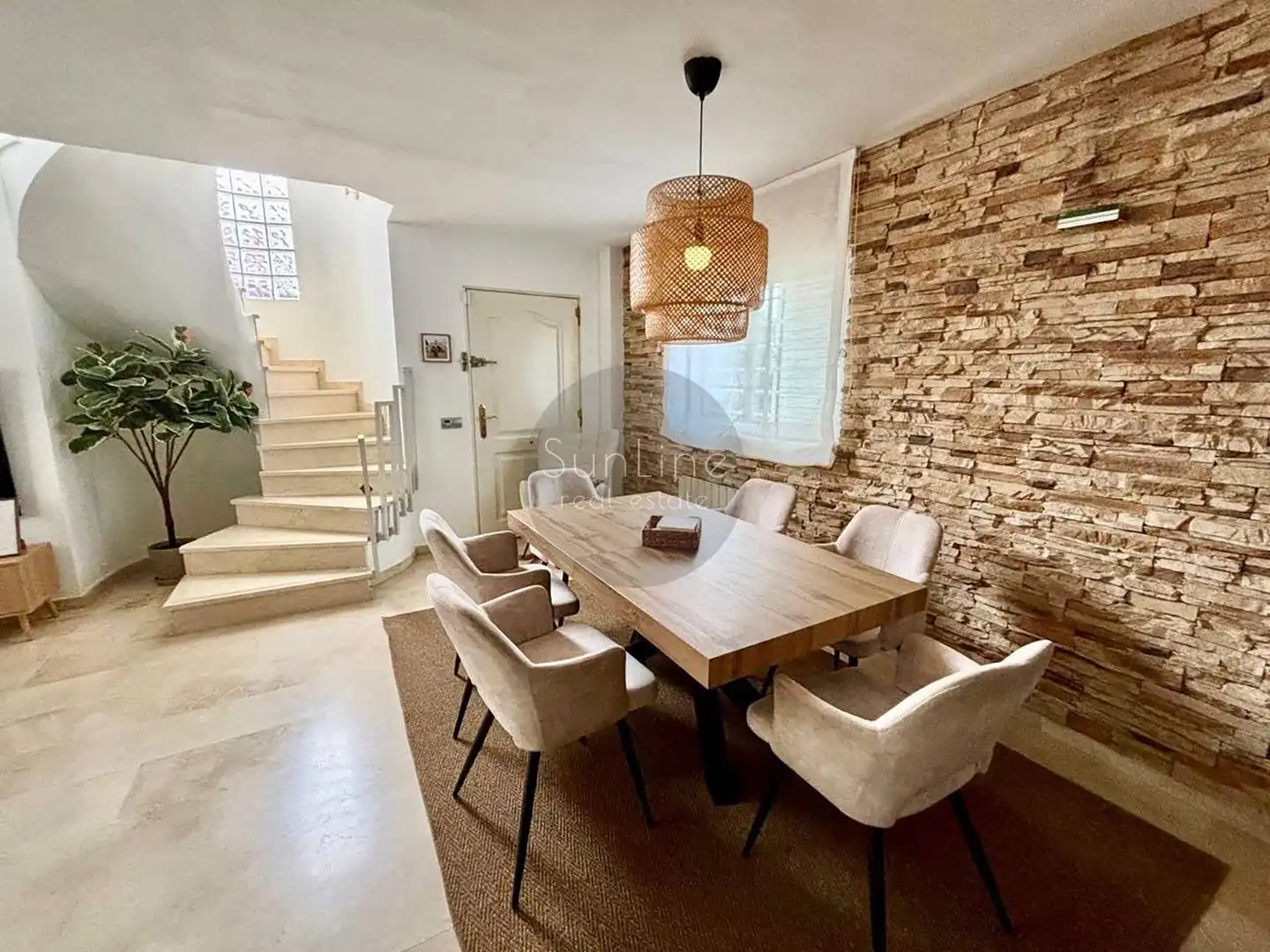 Comedor de Casa o chalet en venta en Moncada con Aire acondicionado, Jardín privado y Terraza