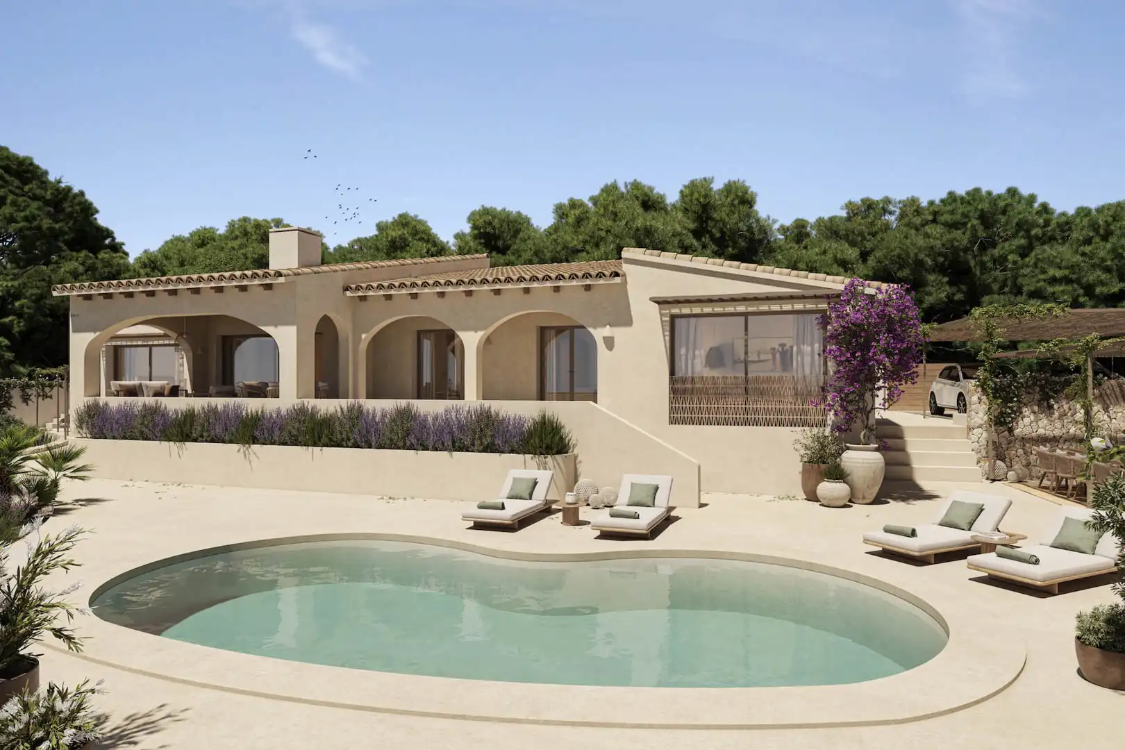 Villa con piscina in vendita a La Fustera