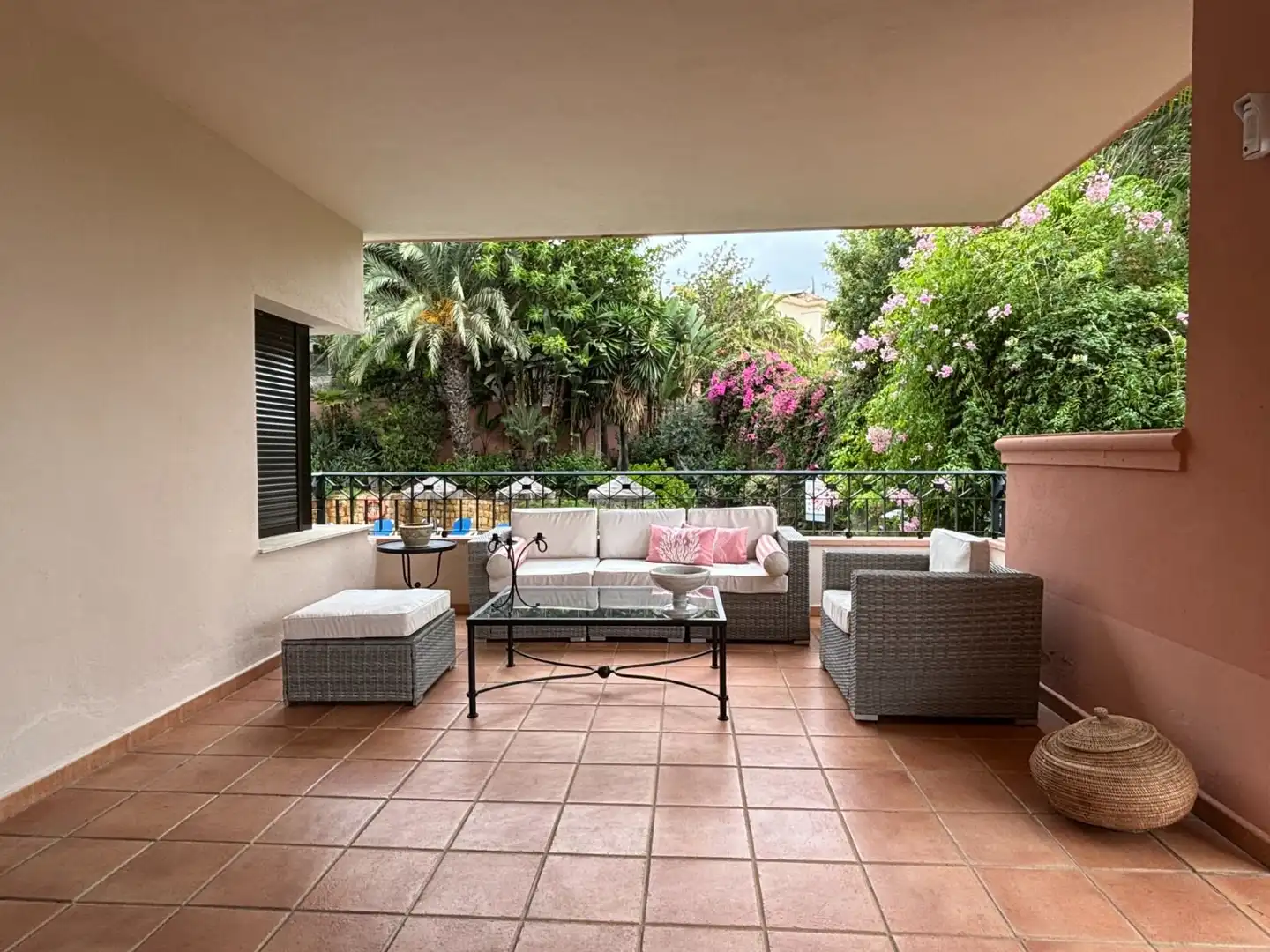 Terrassa de Apartament de lloguer en Marbella amb Calefacció, Jardí privat i Terrassa