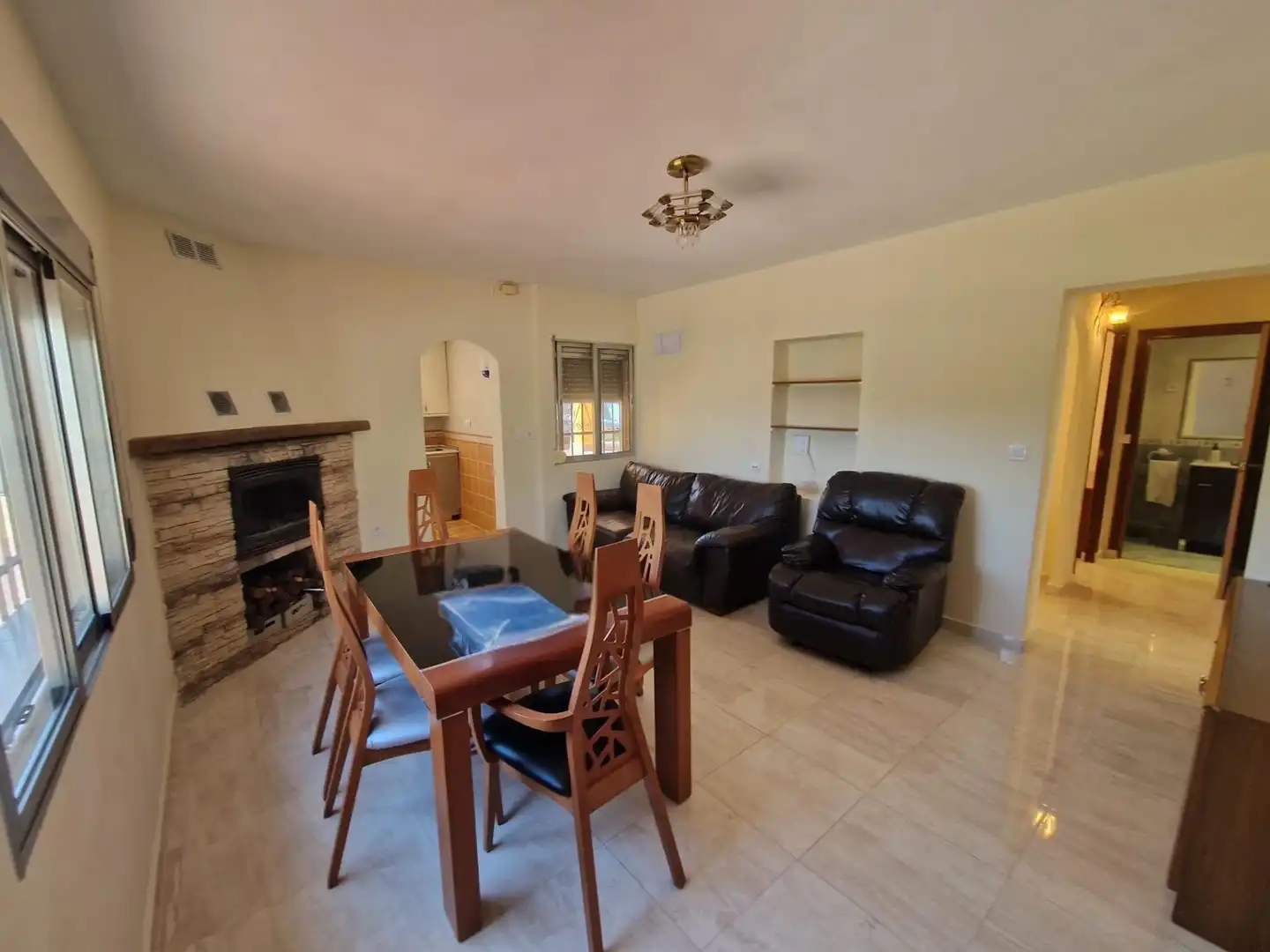 Living room of Houses for sale in Palomeque  with Heating, Private garden and Storage room