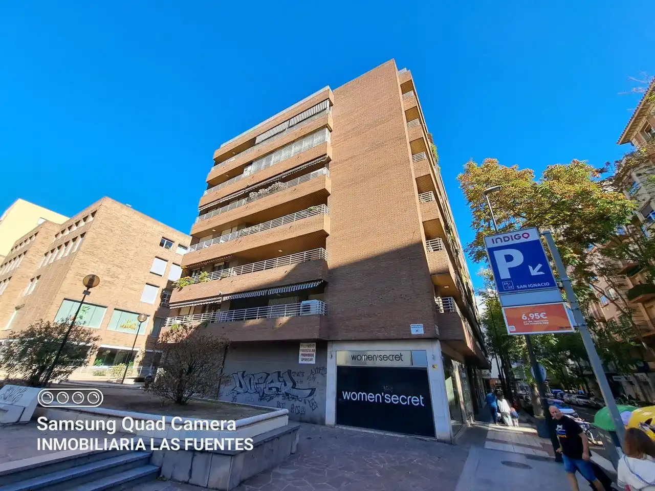 Vista exterior de Piso de alquiler en Zaragoza con Aire acondicionado, Calefacción y Terraza