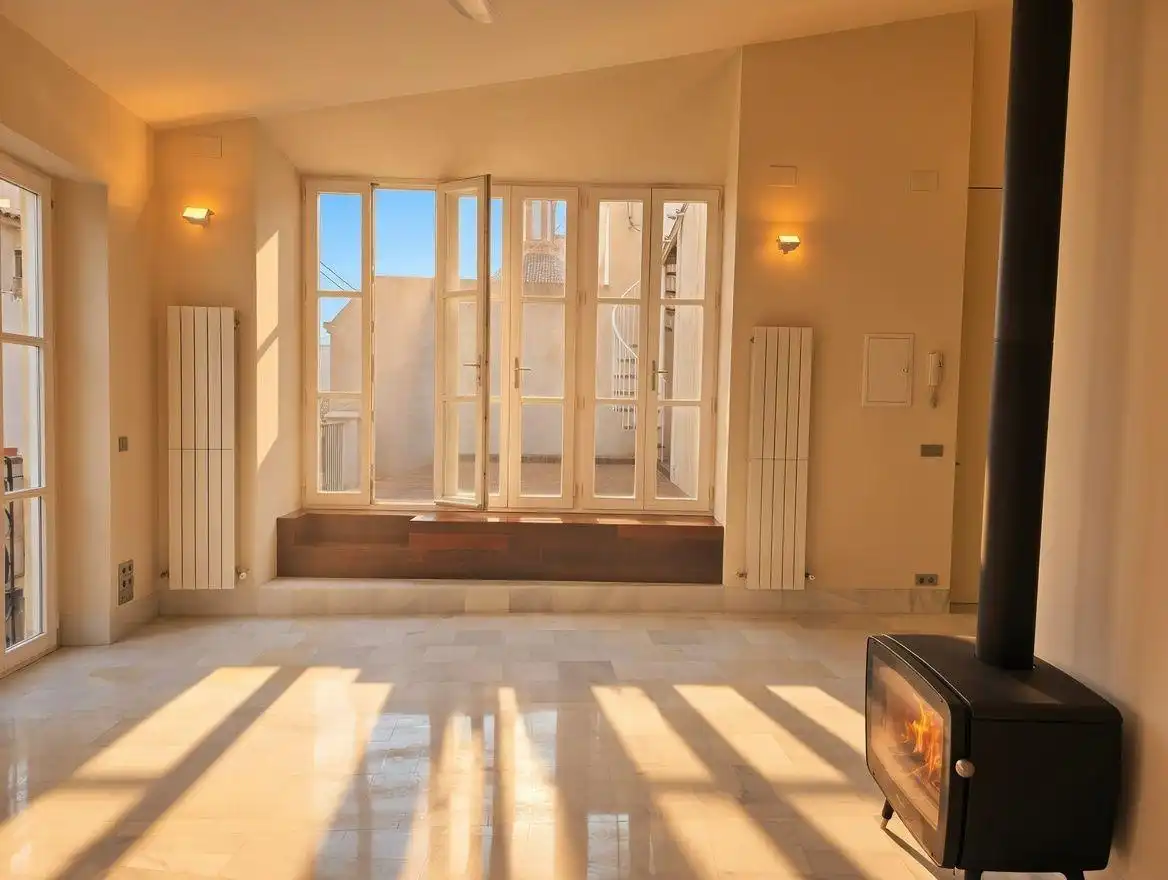 Wohnzimmer von Wohnung zum Verkauf in Valencia mit Heizung, Terrasse und Abstellraum