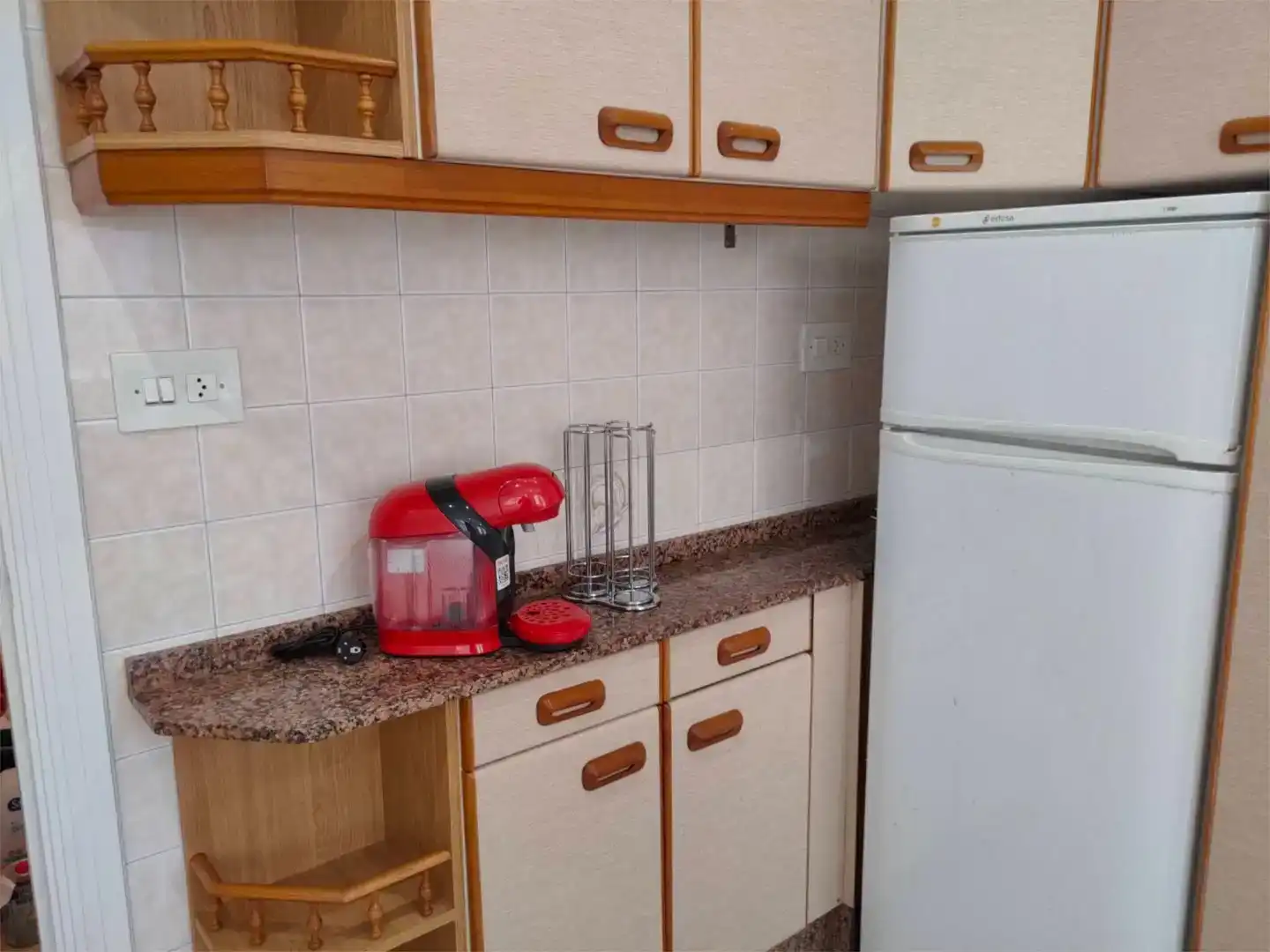 Cocina de Piso de alquiler en Pontedeume con Parquet y Amueblado