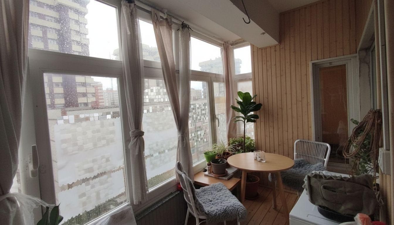 Balcony of Flat for sale in Gijón   with Heating, Private garden and Balcony