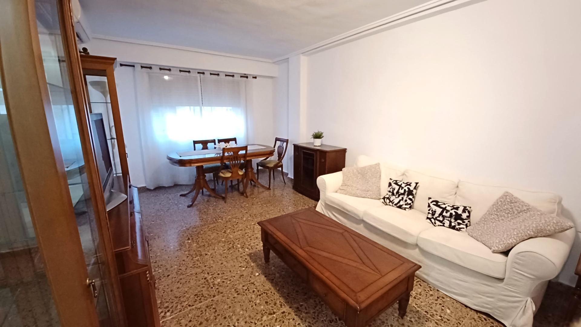 Living room of Flat to rent in  Valencia Capital  with Balcony