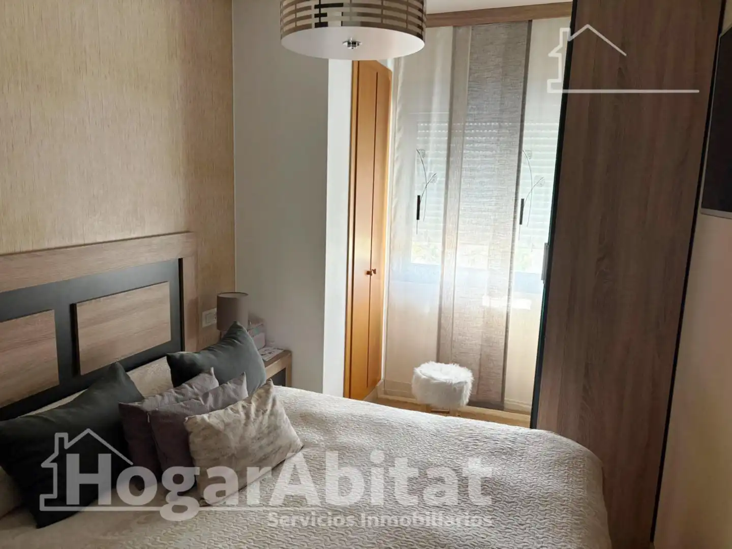 Bedroom of Flat for sale in Torrent  with Air Conditioner, Heating and Private garden