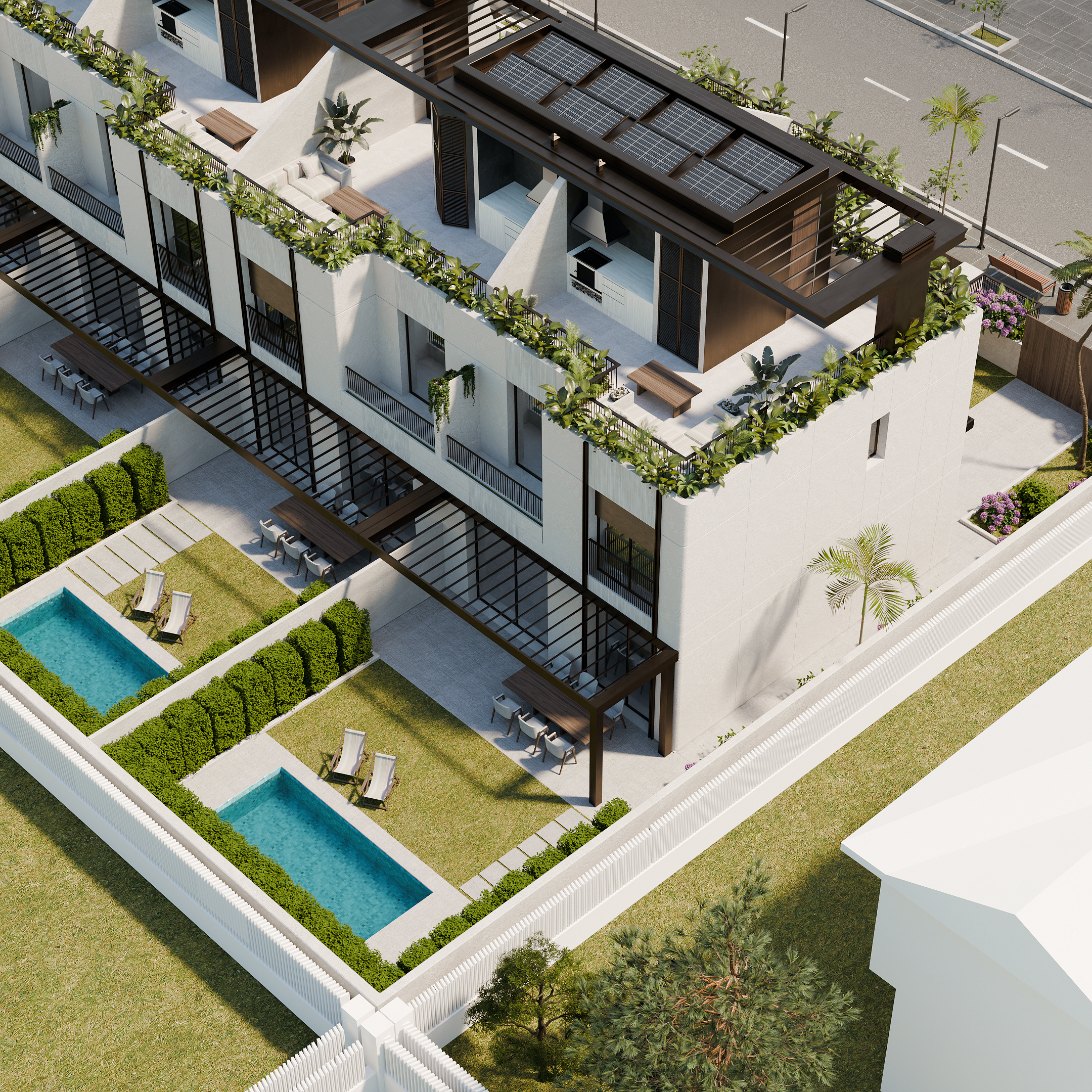 Exterior view of Single-family semi-detached for sale in Burriana / Borriana