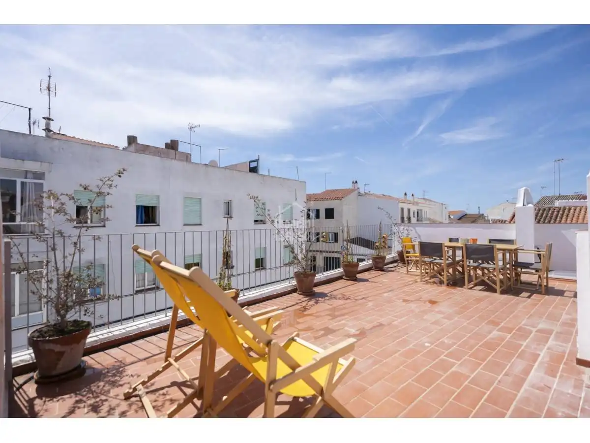 Terraza de Apartamento en venta en Alaior con Calefacción, Terraza y Amueblado