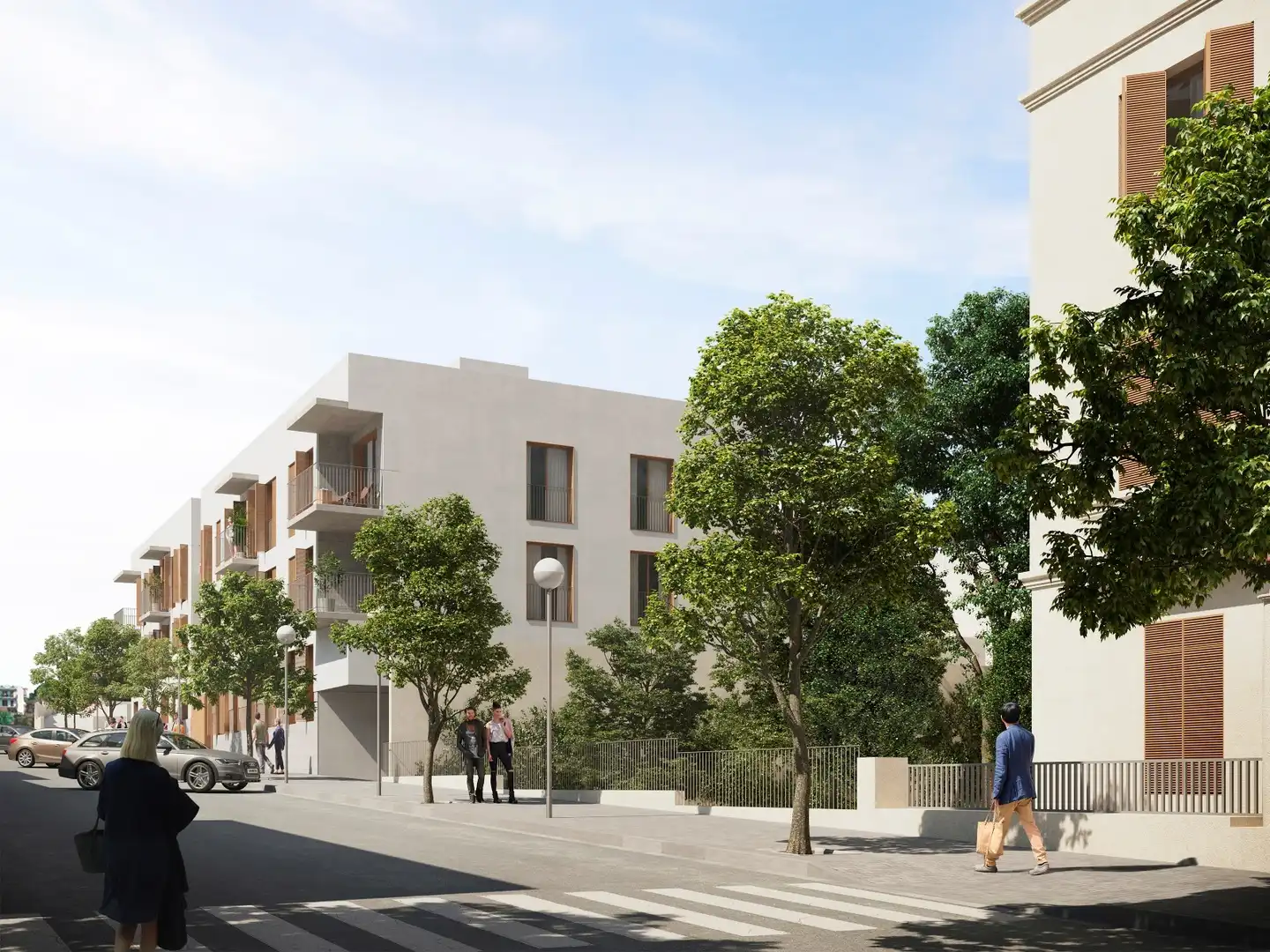 Carrer Jaume Balmes, Zona alta