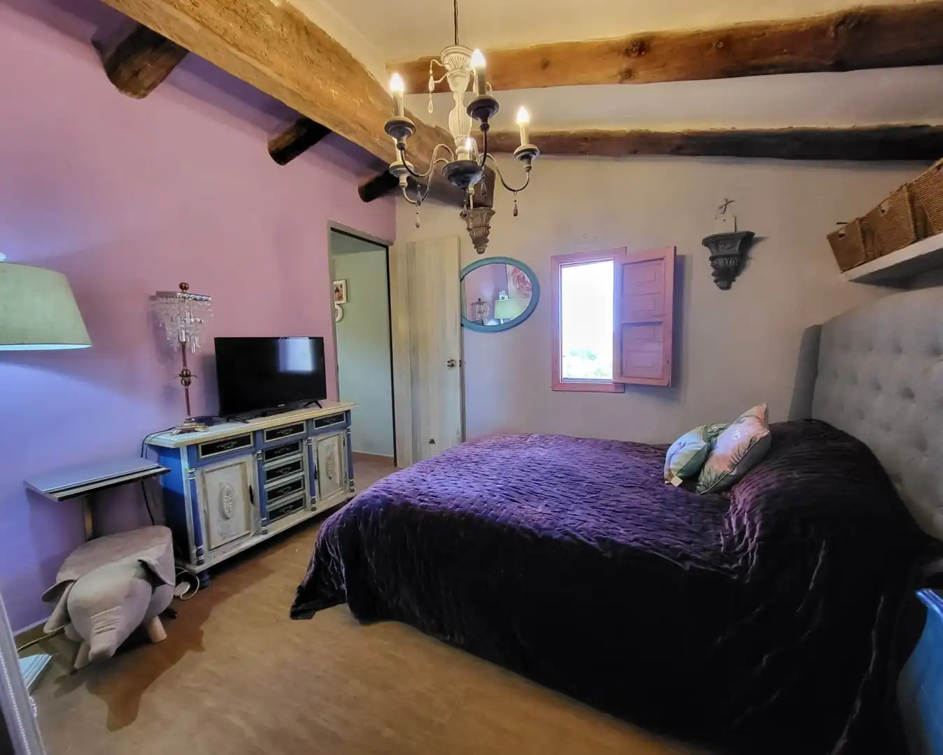 Schlafzimmer von Country house zum Verkauf in L'Ametlla de Mar  mit Privatgarten, Terrasse und Abstellraum