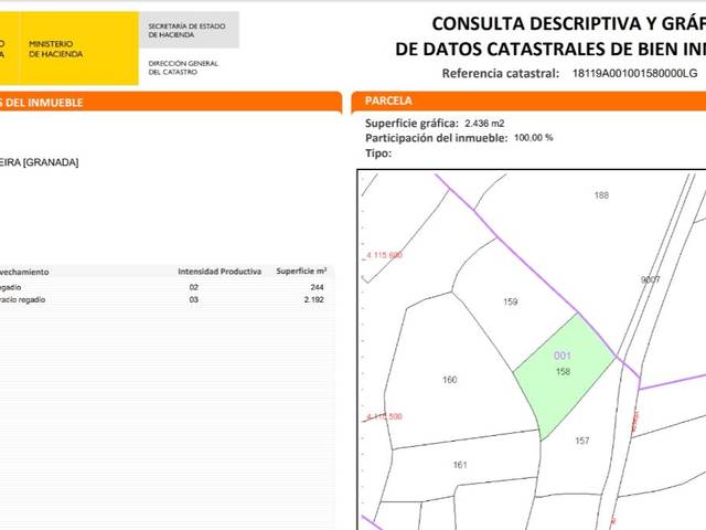 Terreno en Venta en Carretera del Marquesado, 1 en Lanteira