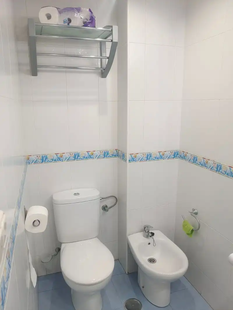 Bathroom of Flat for rent in Granada  with Furnished, Oven and Microwave