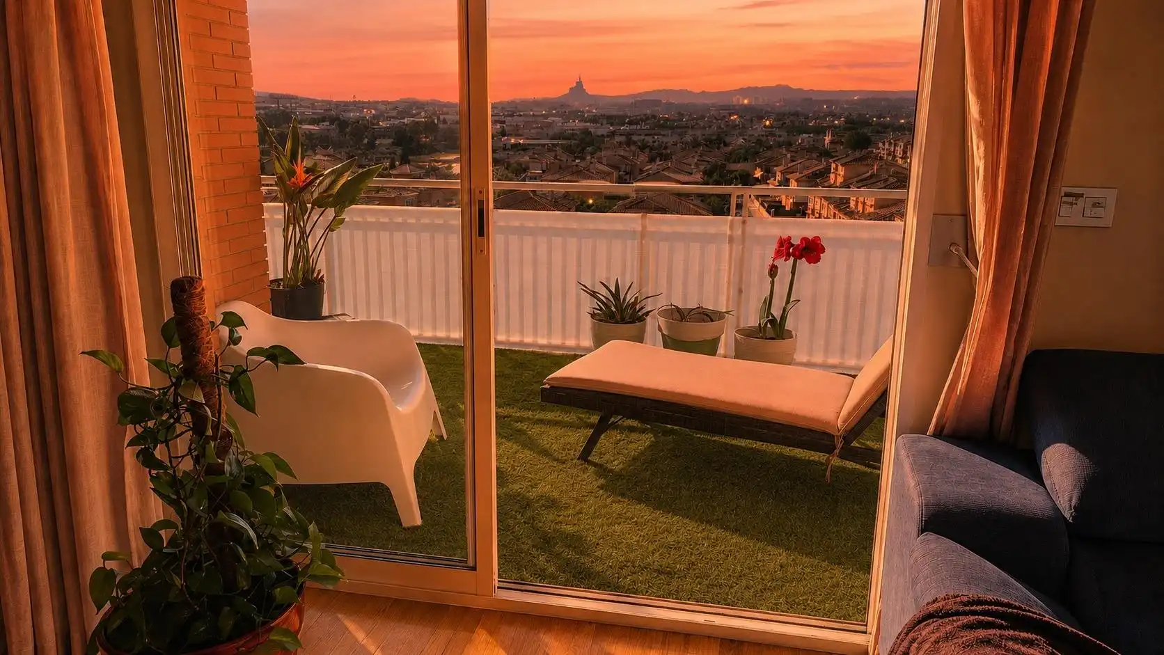 Terraza de Piso en venta en Murcia con Aire acondicionado, Calefacción y Jardín privado