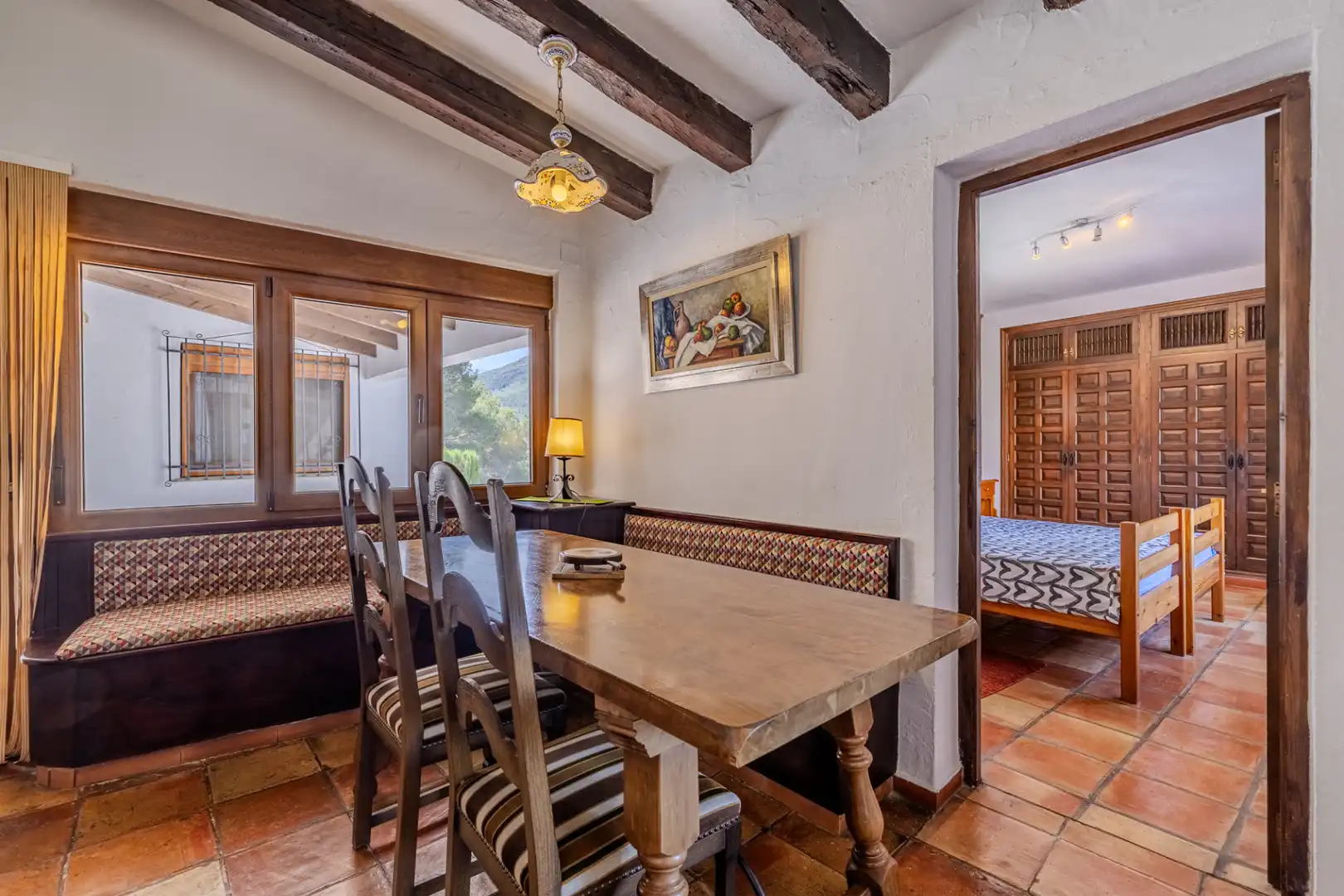 Dining room of Houses for sale in Dénia  with Air Conditioner, Private garden and Terrace