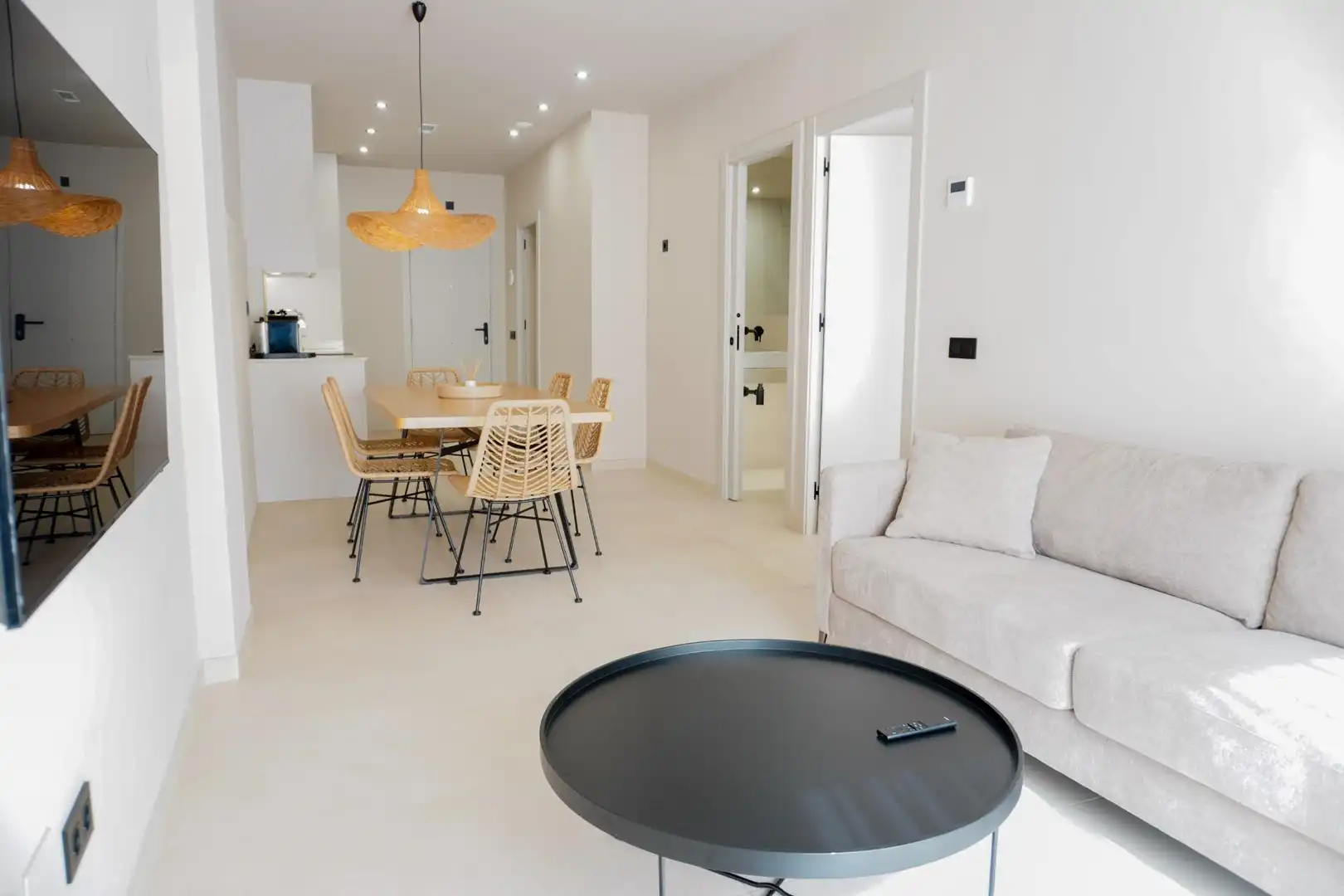 Sala de estar de Planta baja de alquiler en Barcelona con Aire acondicionado, Calefacción y Terraza