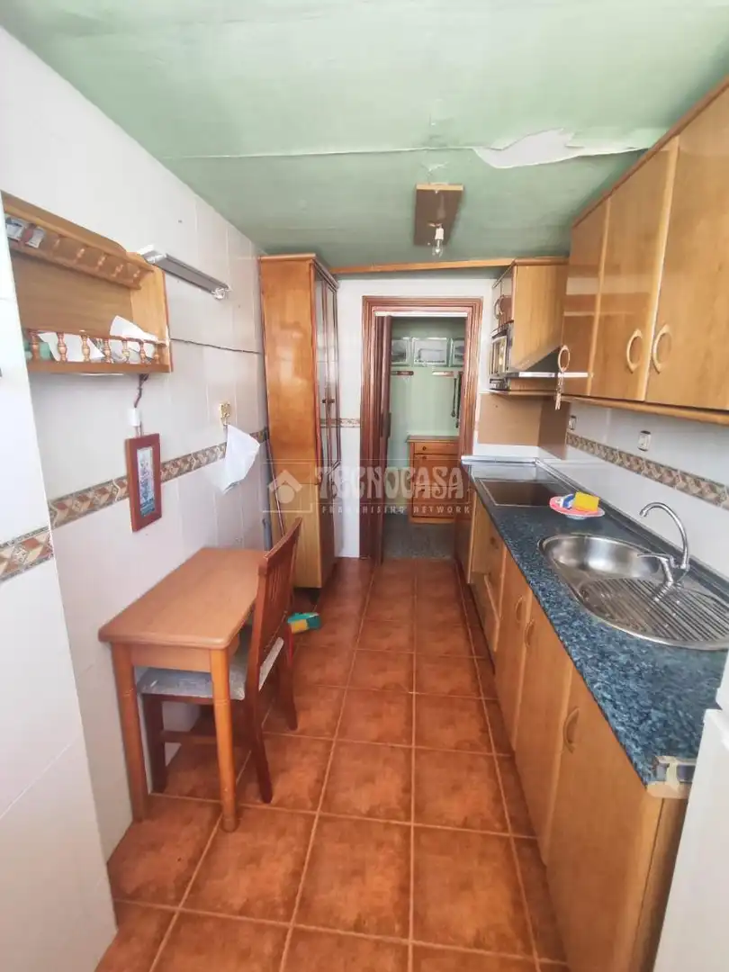 Küche von Wohnung zum Verkauf in Málaga mit Klimaanlage und Terrasse