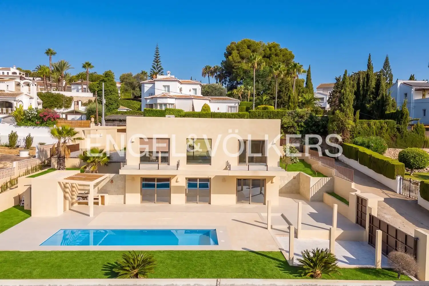 Exterior view of Houses for sale in Jávea / Xàbia  with Air Conditioner, Heating and Private garden