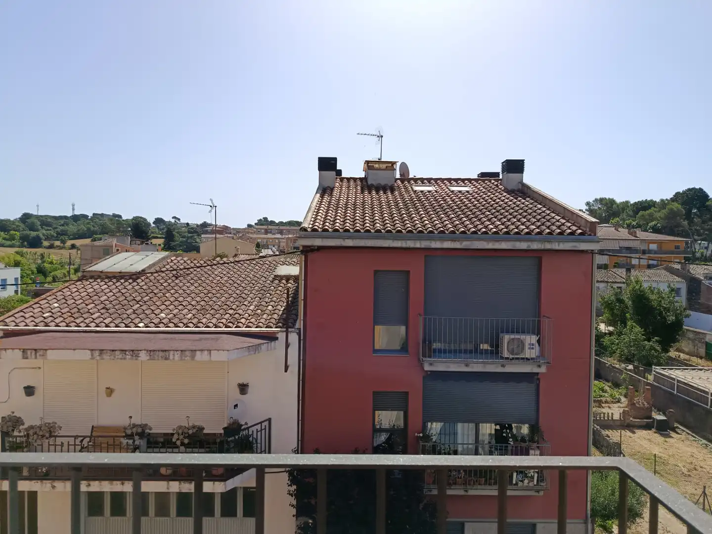 Vista exterior de Piso de alquiler en Caldes de Malavella con Calefacción y Balcón