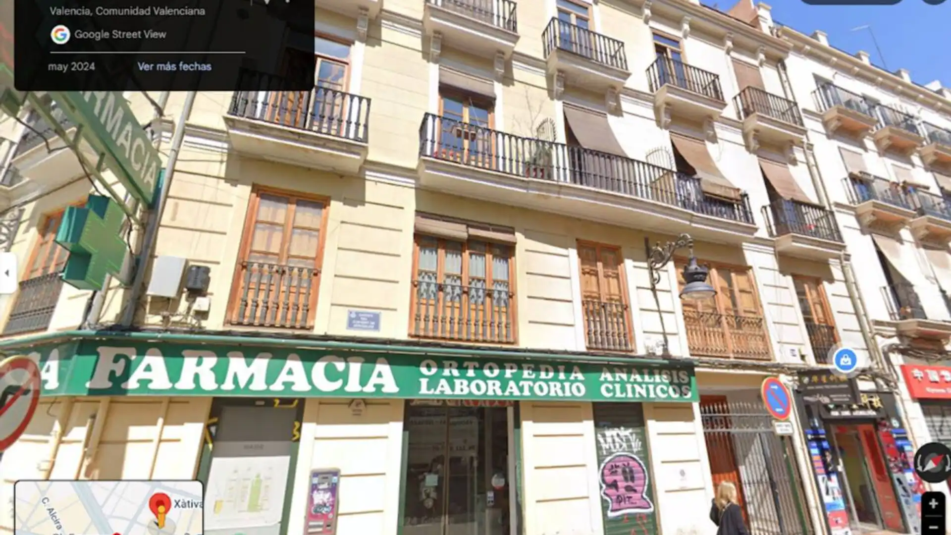 Vista exterior de Pis en venda en  Valencia Capital amb Balcó