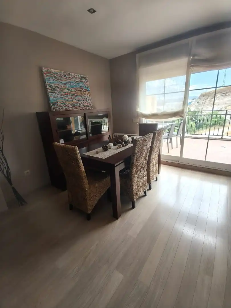 Dining room of Flat for rent in Cájar  with Air Conditioner, Terrace and Furnished