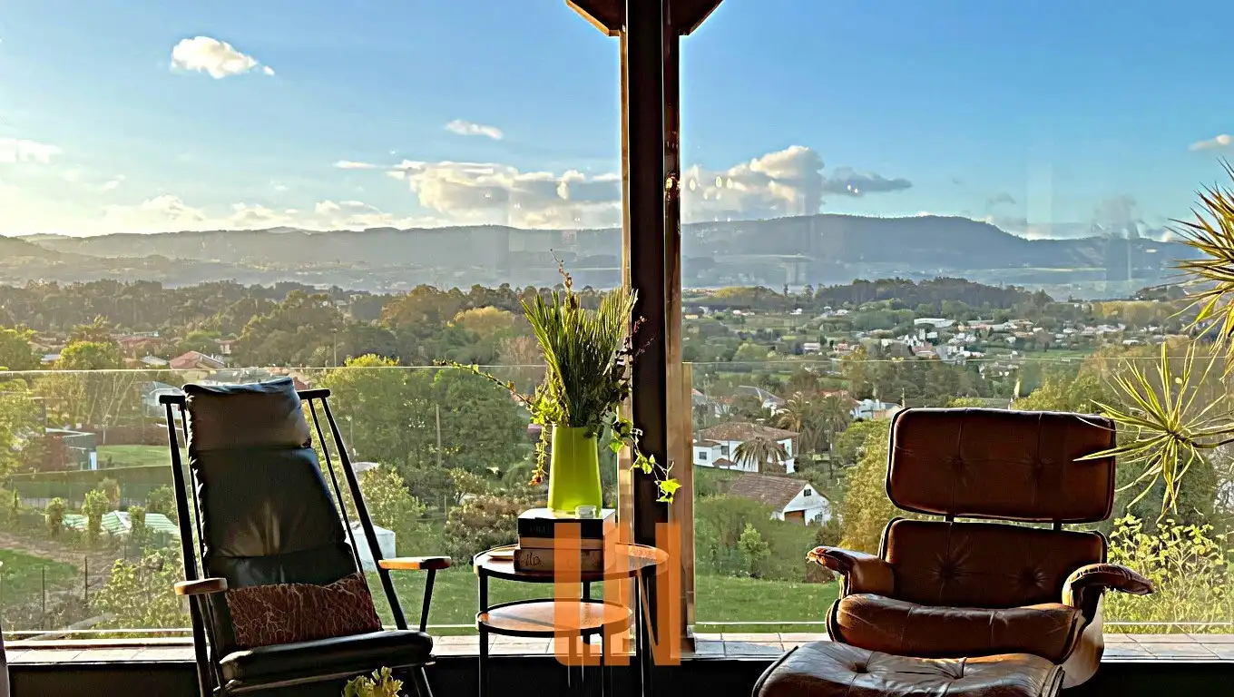 Vista exterior de Casa o xalet en venda en Sada (A Coruña) amb Aire condicionat, Calefacció i Jardí privat