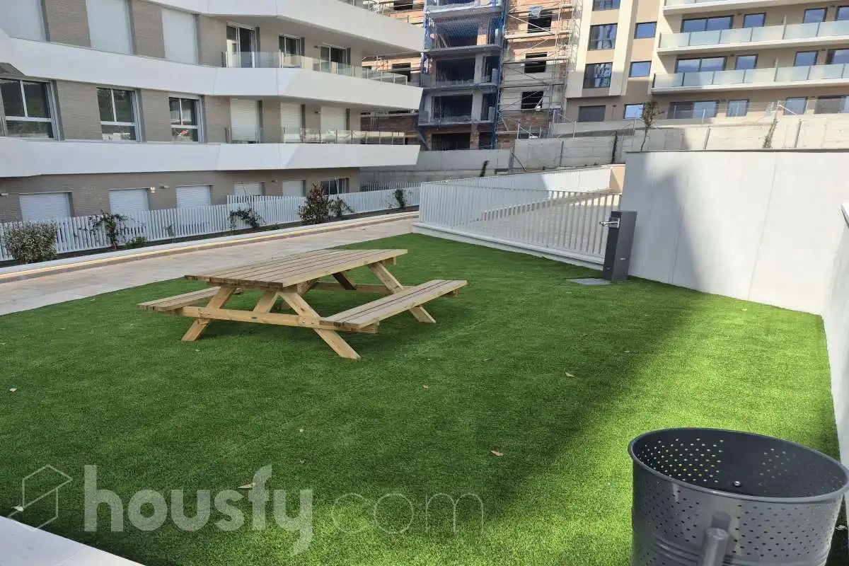 Terraza de Piso de alquiler en Viladecans con Aire acondicionado, Parquet y Trastero