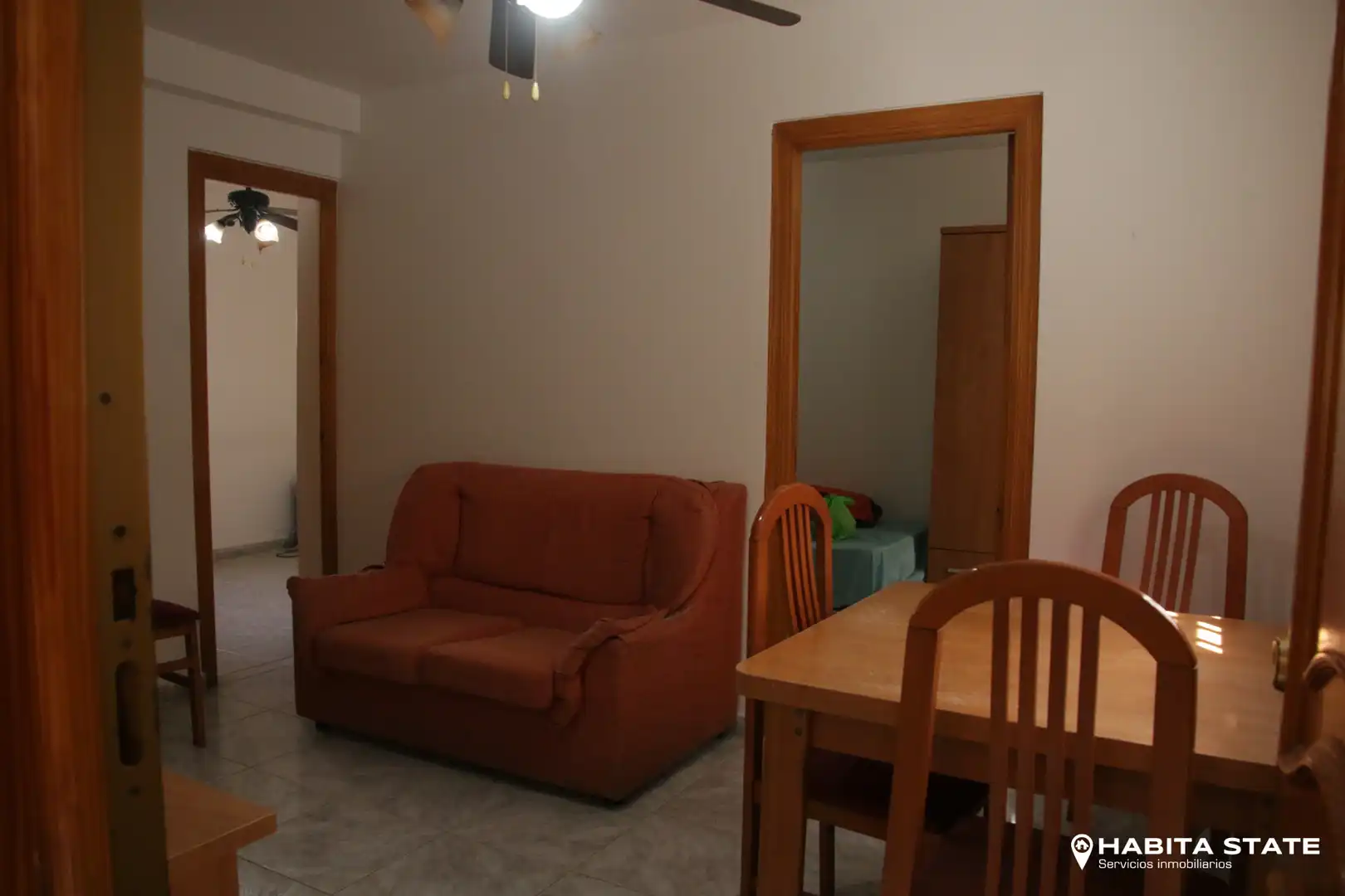Living room of Flat for sale in Almería  with Furnished, Oven and Washing machine