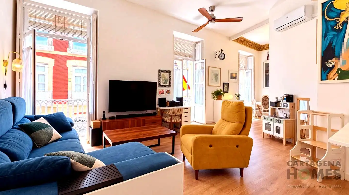 Living room of Flat for sale in Cartagena ciudad