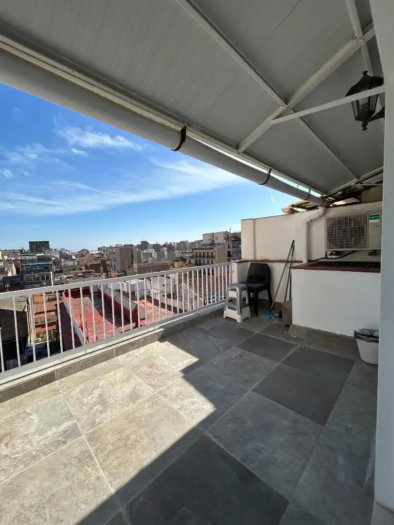 Terraza de Apartamento de alquiler en Barcelona con Aire acondicionado, Calefacción y Terraza