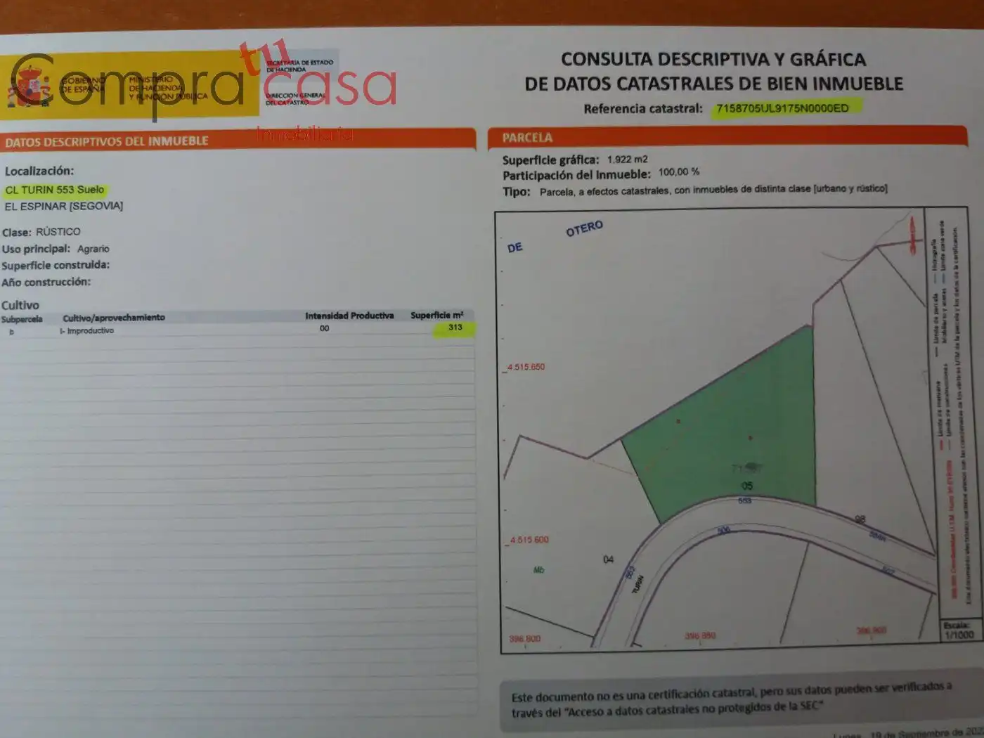 Terreni e lotti in vendita a Los Ángeles de San Rafael, imagen 2