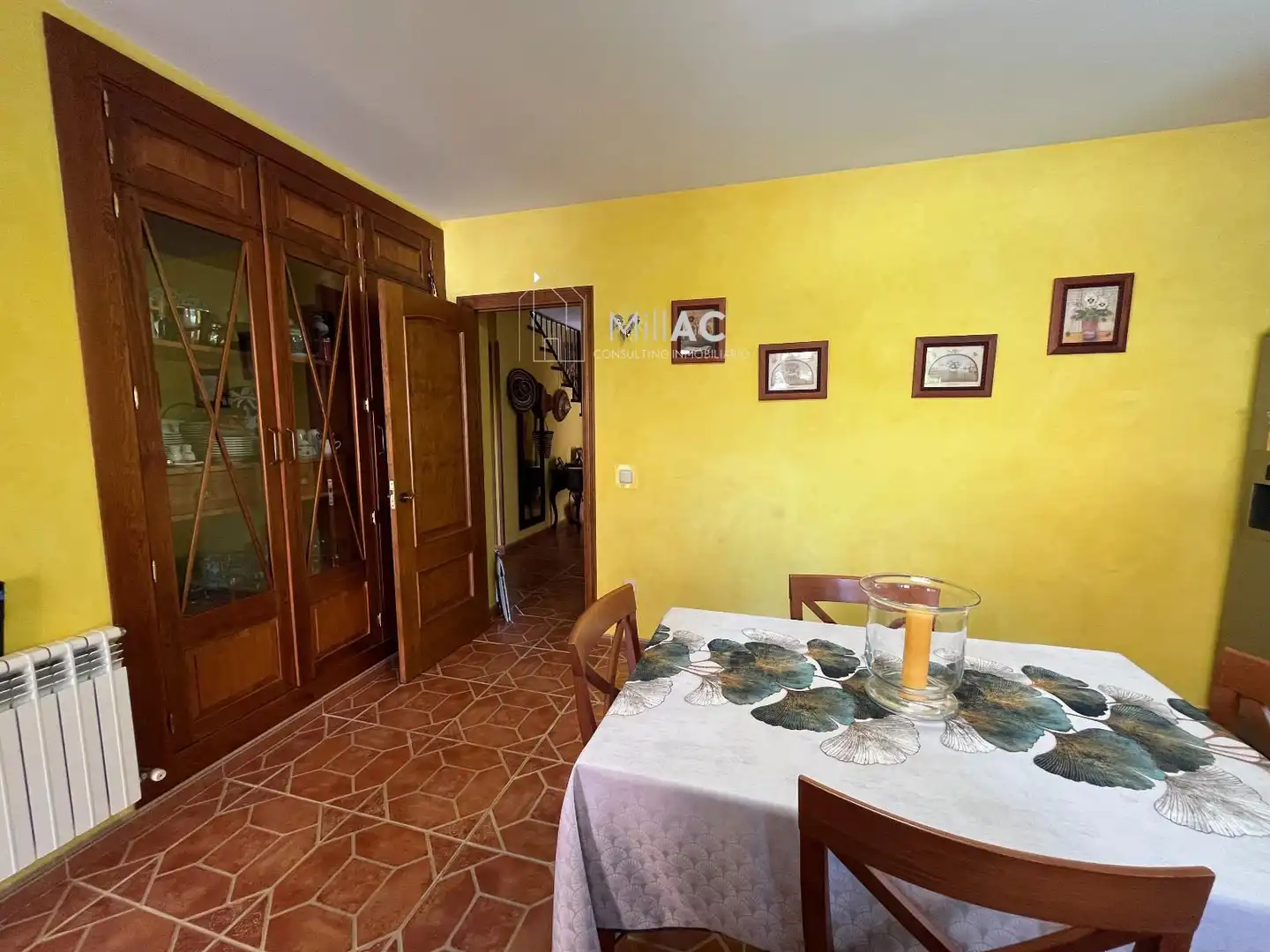 Dining room of Houses for sale in El Espinar  with Heating, Private garden and Terrace
